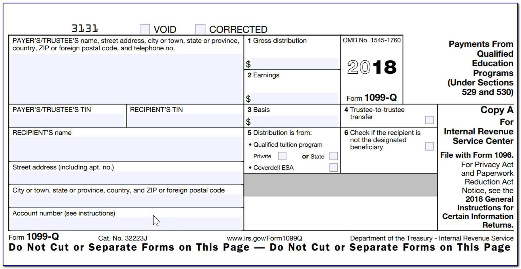 1099 Misc Form Printable 1099 Misc Form Printable