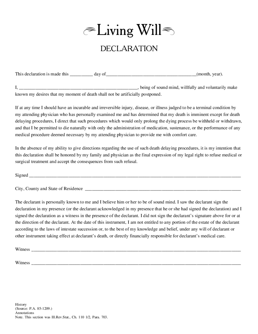 2024 Living Will Form Fillable Printable PDF Forms Handypdf 2024 Living Will Form Fillable Printable PDF Forms Handypdf