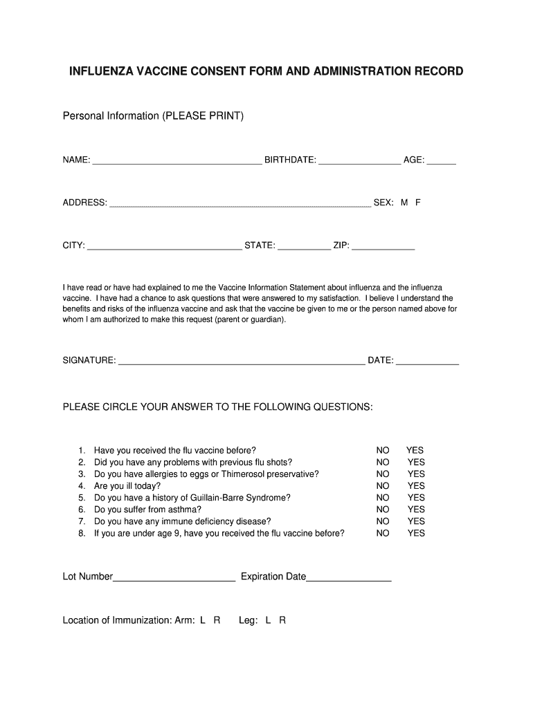 Flu Vaccine Consent Form 2024 Printable Printable Vaccine Flu Vaccine Consent Form 2024 Printable Printable Vaccine