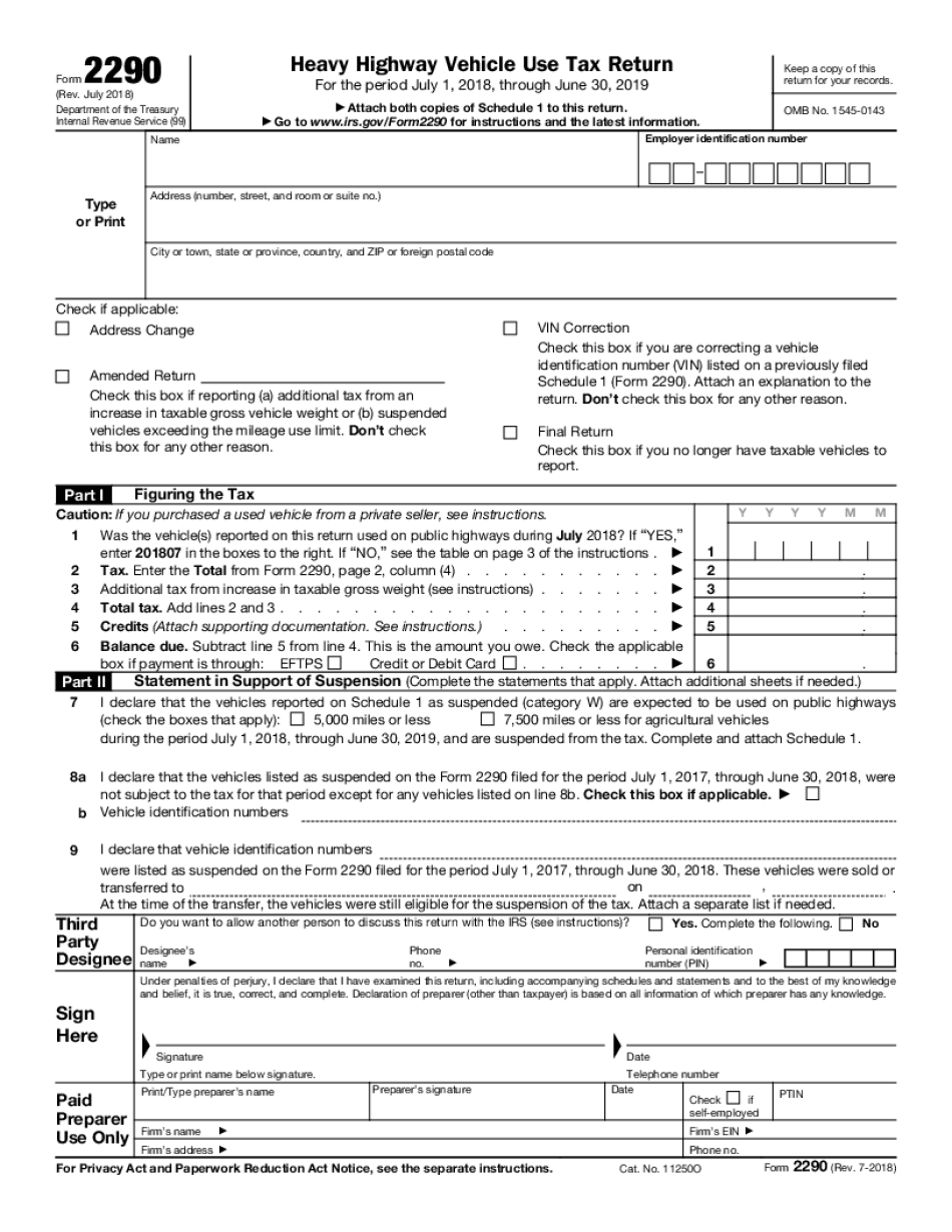 Free Printable Form 2290 Printable Form 2024 Free Printable Form 2290 Printable Form 2024