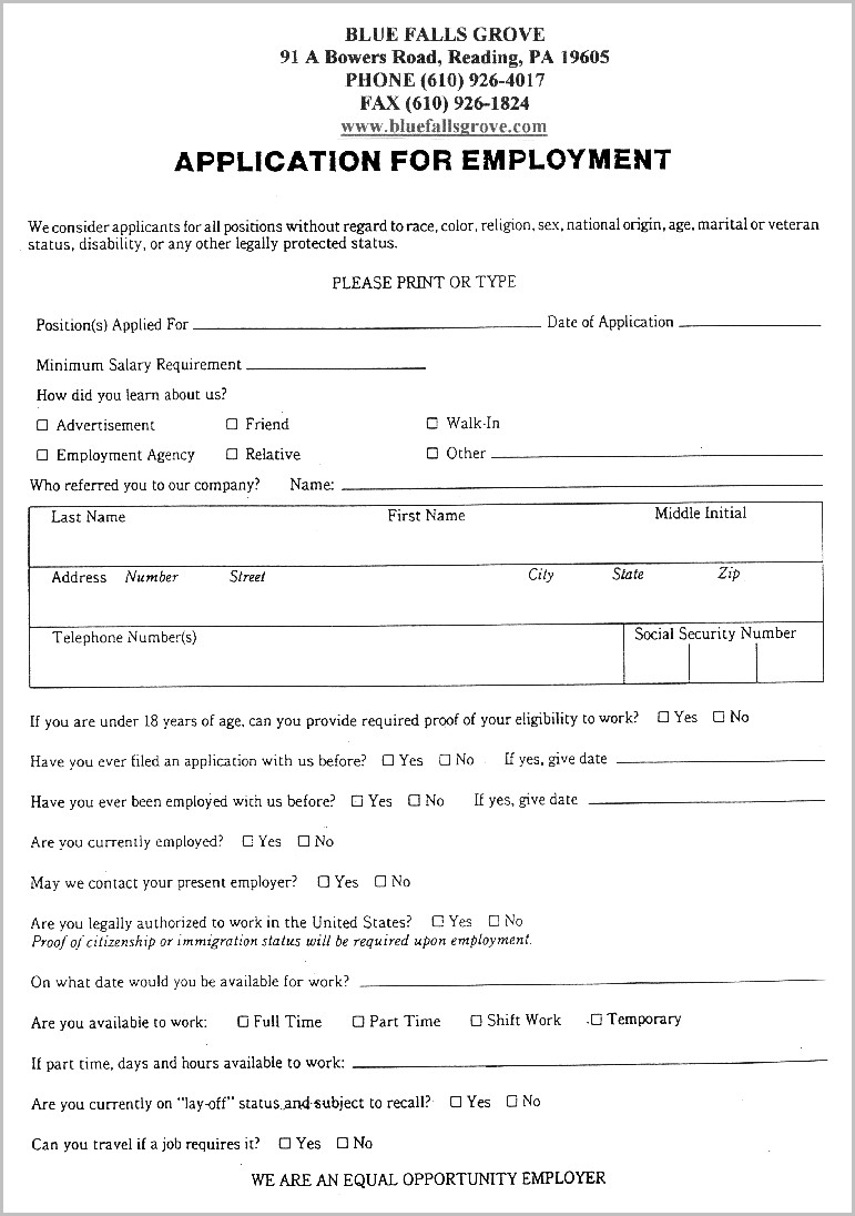 Free Printable Spanish Job Application Form Printable Form 2024