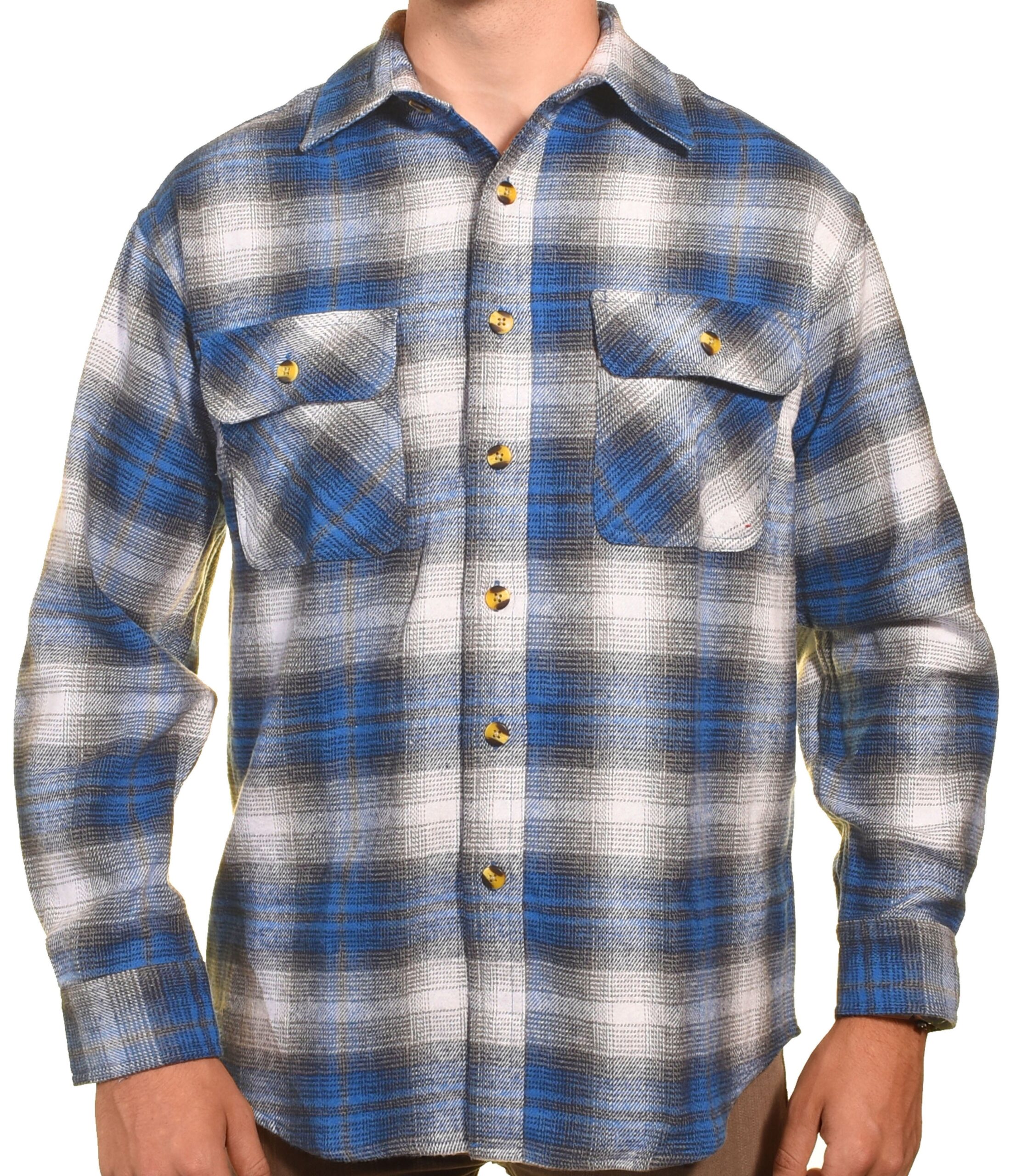 Mens Heavy Duty Flannel Shirt Walmart