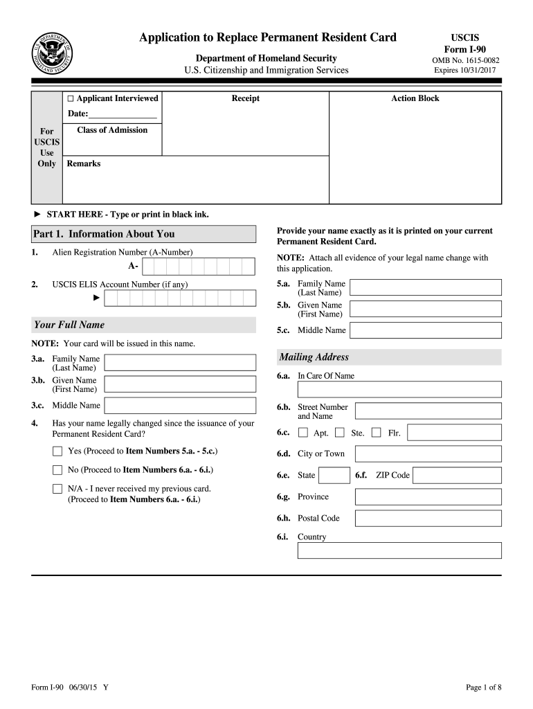 Printable I 90 Form Printable Form 2024