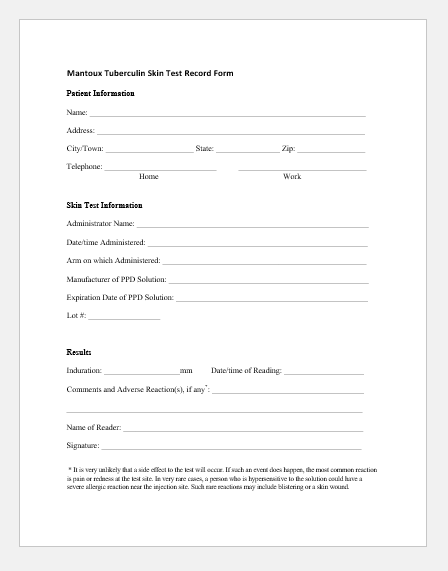 Printable Ppd Test Form Printable Form 2024 Printable Ppd Test Form Printable Form 2024