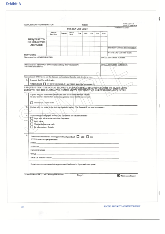 Ssa 11 Bk Printable Form Printable Forms Free Online Ssa 11 Bk Printable Form Printable Forms Free Online