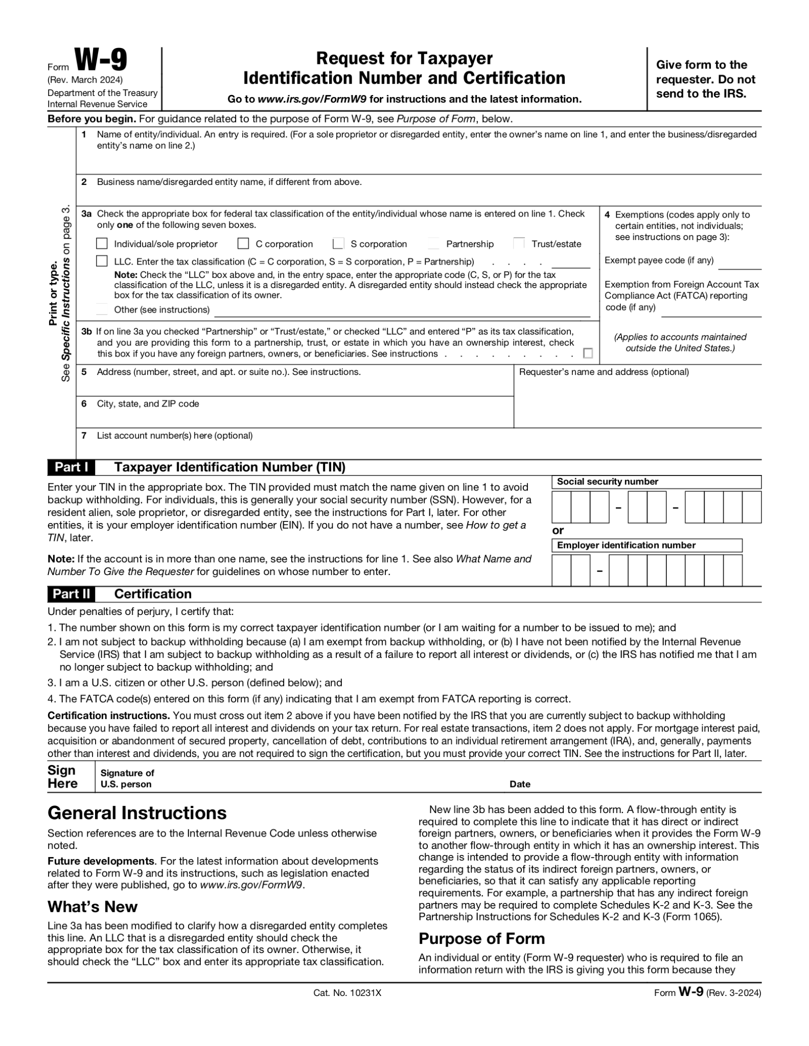 Streamline Your Tax Filing With The 2025 W 9 Form A Comprehensive 