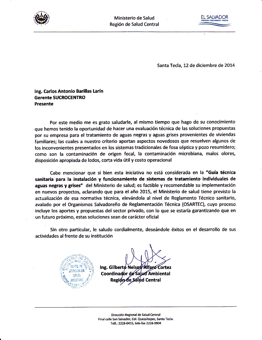 Sucrocentro S A De C V Anaerobic Sewage Treatment