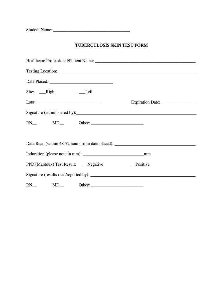Tb Skin Test Paperwork Edit Share AirSlate SignNow Tb Skin Test Paperwork Edit Share AirSlate SignNow