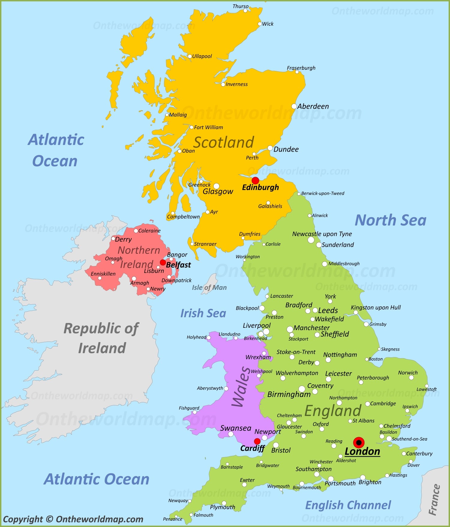 UK Map Discover United Kingdom With Detailed Maps Great Britain Maps