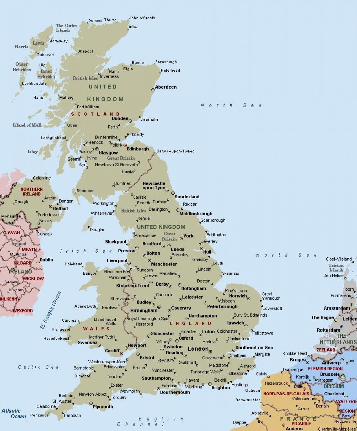 United Kingdom On The Map